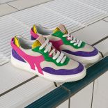 Women sneakers Méduse Sakura 201 Purple/Beige