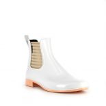 Womens low boots Méduse Japlon White/Peach