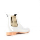 Bottines femme Méduse Japlon Blanc/Pêche JAPLON-FE-BLANCPECHE