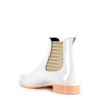 Womens low boots Méduse Japlon White/Peach