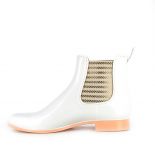 Bottines femme Méduse Japlon Blanc/Pêche JAPLON-FE-BLANCPECHE