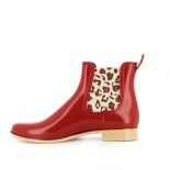 Womens low boots Méduse Japleo Garnet/Beige