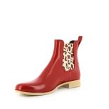 Womens low boots Méduse Japleo Garnet/Beige