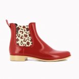 Womens low boots Méduse Japleo Garnet/Beige