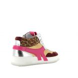 Women sneakers Méduse Sakura 201 Burgundy/Gold