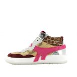 Women sneakers Méduse Sakura 201 Burgundy/Gold