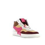 Women sneakers Méduse Sakura 201 Burgundy/Gold