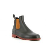 Bottines femme Méduse Jumpdrop Kaki/Terracotta JUMPDROP-FE-KAKITERRACOTTA