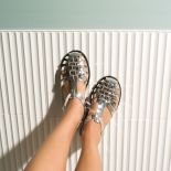 Women sandals Méduse Sunville Silver Mirror