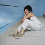 Bottines femme Méduse Japmod Kaki Clair/Creme JAPMOD-FE-KACLCREME
