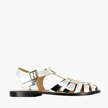 Sandales femme Méduse Sunville Miroir Argent SUNVILLE-FE-MIROIRARGENT