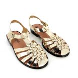 Sandales femme Méduse Sunville Miroir Doré SUNVILLE-FE-MIROIRDORE