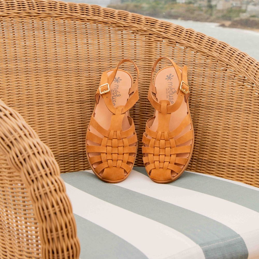 サンダル・ミュール CLERGERIE Women Sandals 326429 brown MULES - FAST mules, metallic snake-effect brown | Clergerie