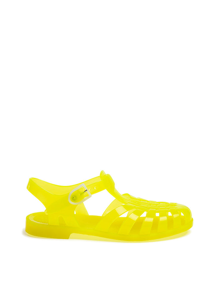 Women sandals Fluorescent Yellow Sun | Méduse