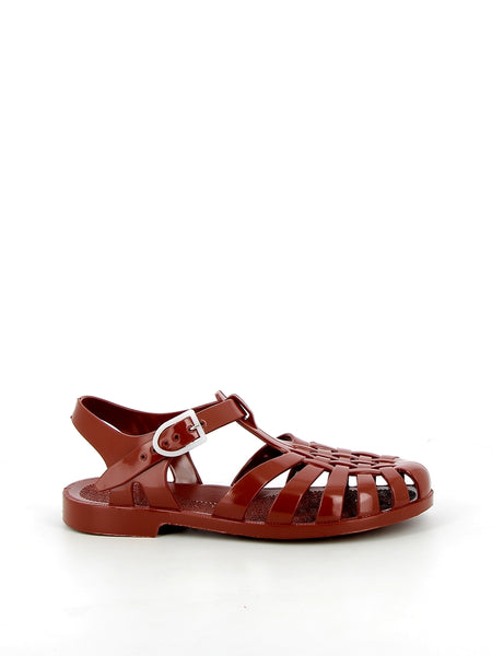 靴 SUNSEA CAMPAGNE SANDALS Brown Black/3 Franca Leather Sandal in Shoes | Vince