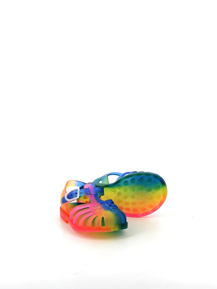 Suntri Matte Rainbow Plastic Sandals for Children | Méduse