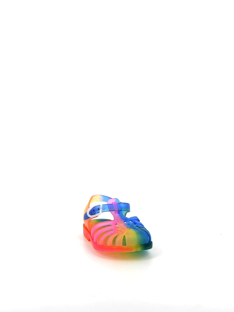 Suntri Matte Rainbow Plastic Sandals for Children | Méduse