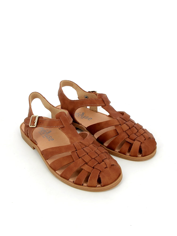 Sunville New Cognac Jelly Sandals | Méduse